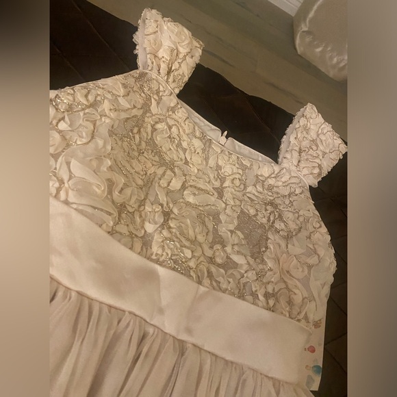 🌸NEW Girl”s Formal Dress size 14 a 16 Pink .. Super Cute! - Picture 13 of 15